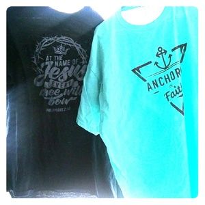 2 Christian T-shirts